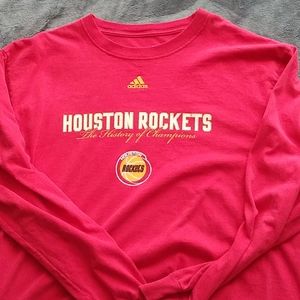 (L)Vintage Adidas Houston Rockets back to back championship sweater